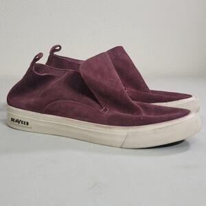 SeaVees Huntington Middie Shoes Mens Size 10 Suede Slip On Maroon Shoes Casual